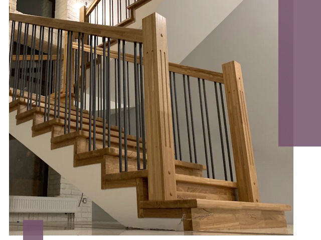 Реставрация деревянных и металлических лестниц в Боровичах