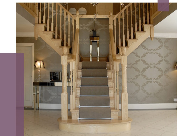 Монтаж деревянных лестниц в Боровичах от 7765 руб. 