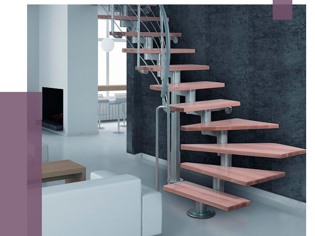 Модульные лестницы в Боровичах от 17198 руб. — купить в ПРОЛЁТ-Брв