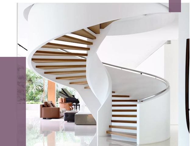 Винтовые лестницы в Боровичах под ключ от 49509 руб. | ПРОЛЁТ-Брв