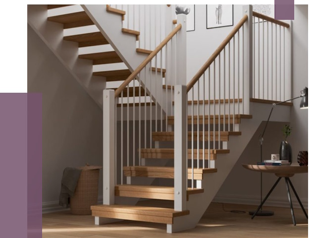 Маршевые лестницы в Боровичах от 38826 руб. — монтаж | ПРОЛЁТ-Брв