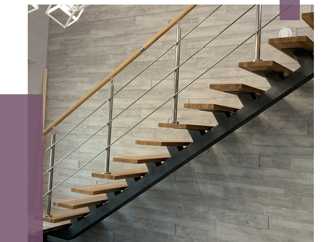 Изготовление лестниц на монокосоуре в Боровичах от 77651 руб. 