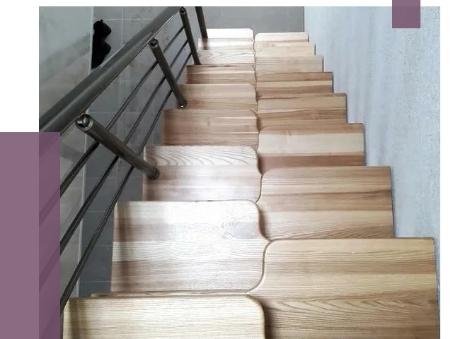 Лестницы гусиный шаг в Боровичах от 13289 руб. под ключ | ПРОЛЁТ-Брв