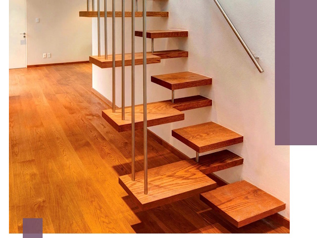 Лестницы «гусиный шаг» на заказ в Боровичах для узких пространств