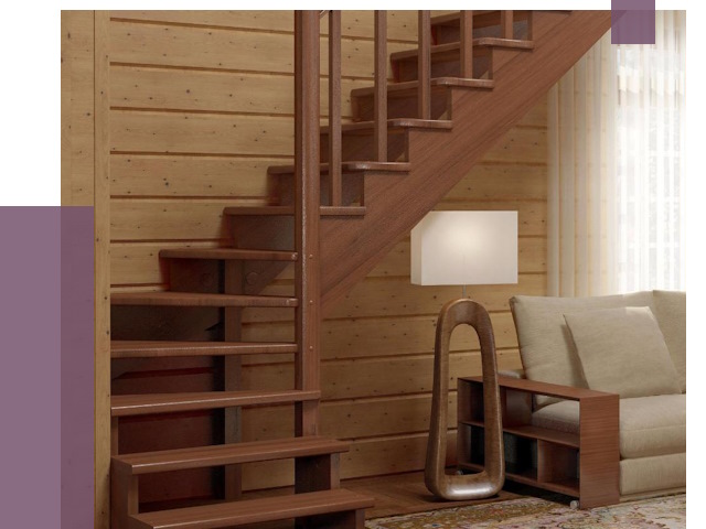 Лестницы эконом класса в Боровичах от 18605 руб. бюджетные решения