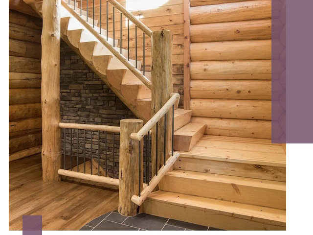 Лестницы в баню под заказ и профессиональный монтаж в Боровичах