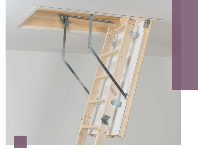 Установка чердачной лестницы под ключ в Боровичах