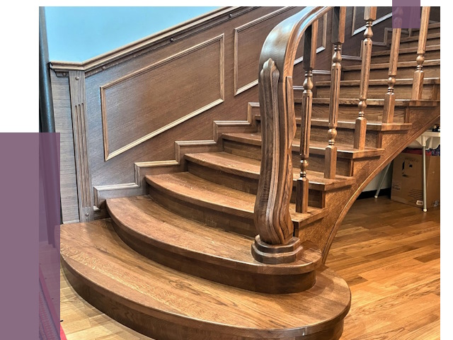 Дубовые лестницы под ключ в Боровичах от 179797 руб. — ПРОЛЁТ-Брв