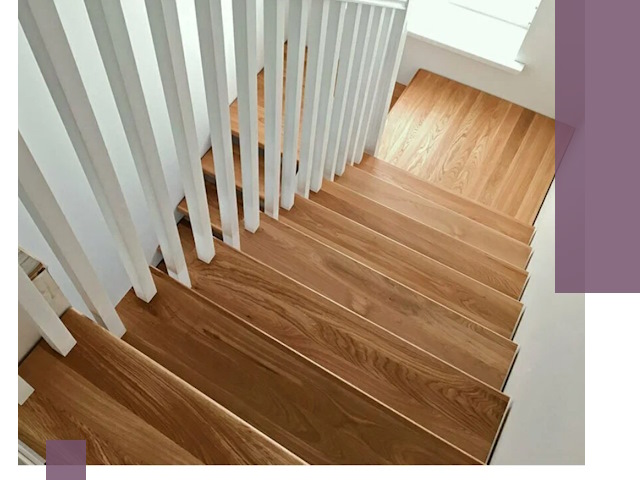 Лестницы из бука в Боровичах: изготовление, монтаж и демонтаж