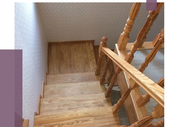 Сосновые лестницы в Боровичах под ключ от 8234 руб.  | ПРОЛЁТ-Брв