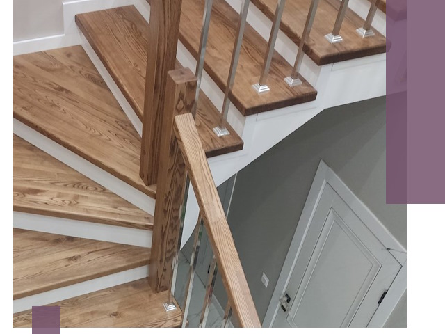 Обшивка металлических лестниц под ключ в Боровичах