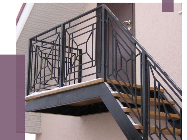 Металлические перила в Боровичах от 4378 руб.  | ПРОЛЁТ-Брв