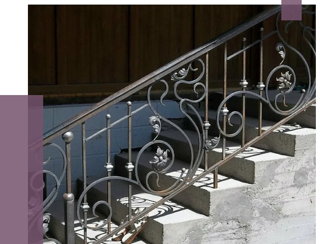 Кованые перила в Боровичах от 8860 руб. под ключ — качество от ПРОЛЁТ-Брв