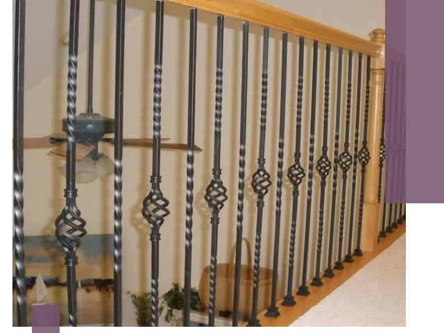 Изготовление и монтаж кованных перил в Боровичах под ключ