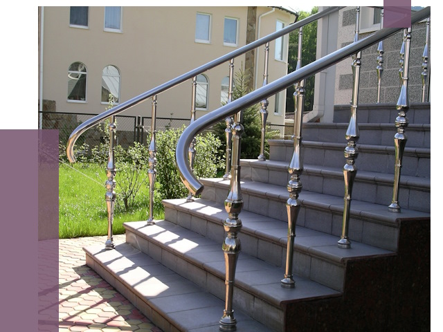 Перила для крыльца в Боровичах от 10944 руб. — монтаж ПРОЛЁТ-Брв