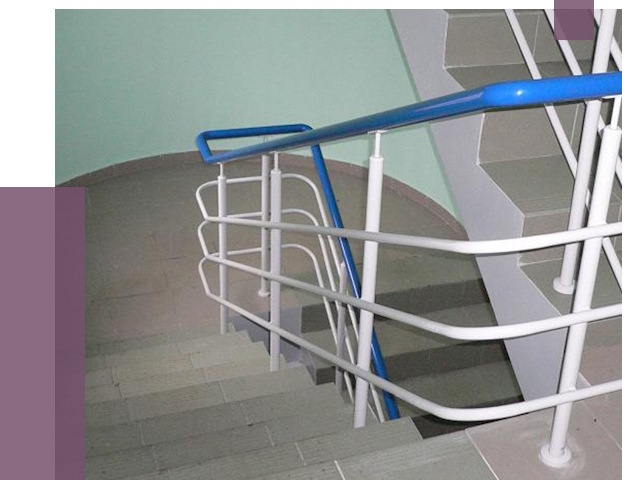 Перила в подъезде в Боровичах — установка и замена от 7557 руб. | ПРОЛЁТ-Брв