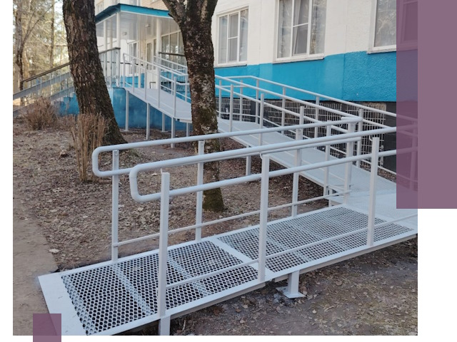 Пандусы под ключ в Боровичах: изготовление, монтаж и демонтаж