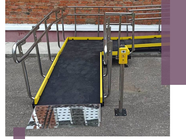 Изготовление наклонных пандусов для инвалидов в Боровичах