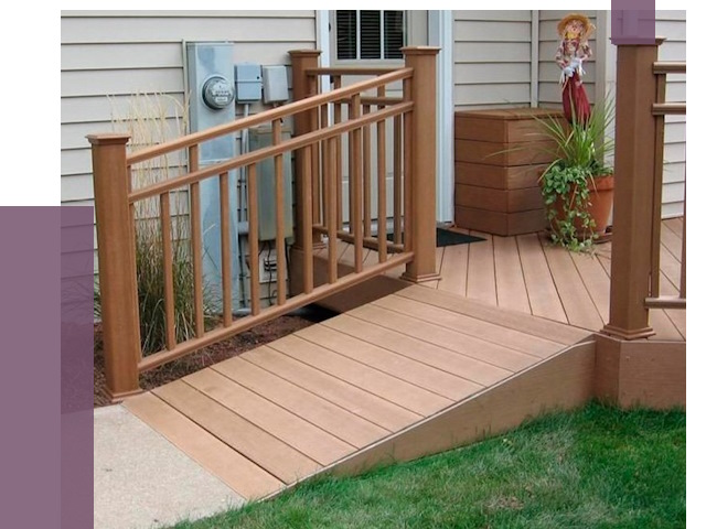 Пандус на крыльцо в Боровичах под ключ от 7921 руб. 