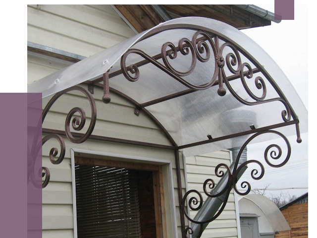 Изготовление козырьков в Боровичах от 7505 руб. — заказать | ПРОЛЁТ-Брв