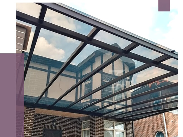 Навесы из поликарбоната в Боровичах от 8776 руб. под ключ — ПРОЛЁТ-Брв