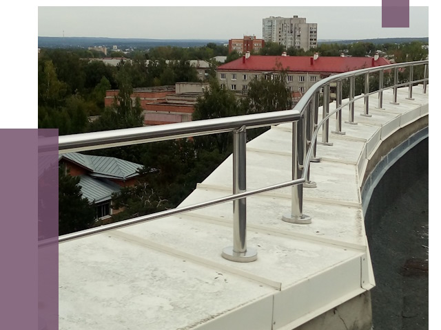 Парапеты и ограждения кровли в Боровичах от 5055 руб. 