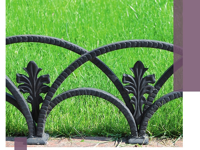 Декоративные металлические бордюры под ключ в Боровичах