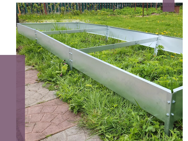 Металлические бордюры для грядок в Боровичах от 1824 руб. 