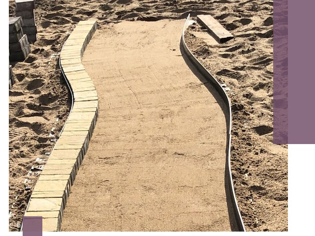 Металлические бордюры для тротуаров в Боровичах — прочные и долговечные