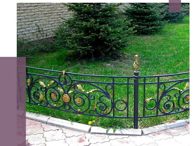 Кованые газонные ограждения в Боровичах от 7765 руб. — ПРОЛЁТ-Брв