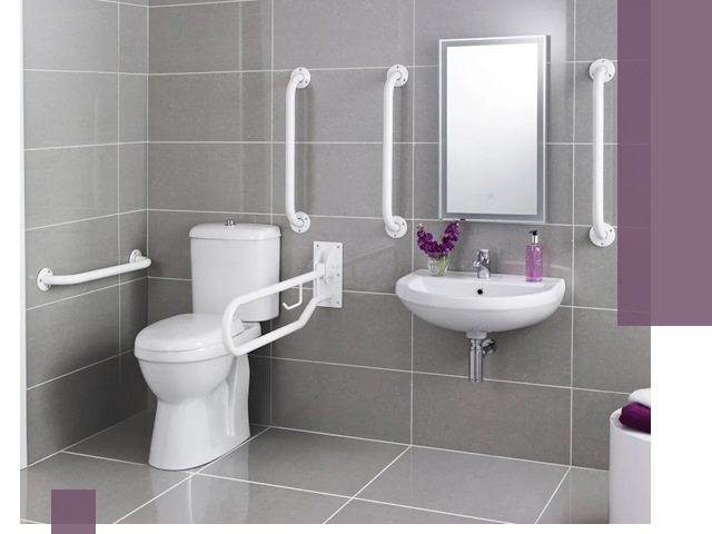 Поручни для санузлов в Боровичах: установка, ремонт и монтаж