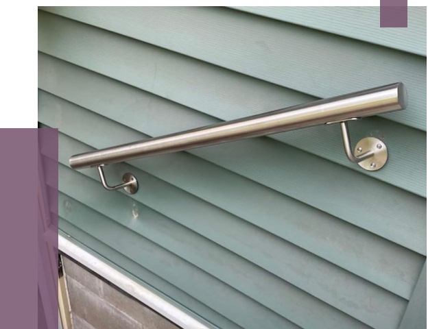 Поручни из нержавеющей стали в Боровичах от 7817 руб.  | ПРОЛЁТ-Брв